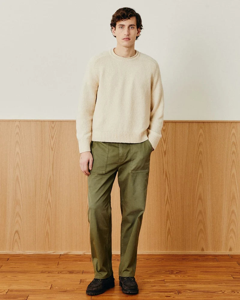Corridor Wool Boucle Rollneck - Natural Men's Tops - Sloane Boutique