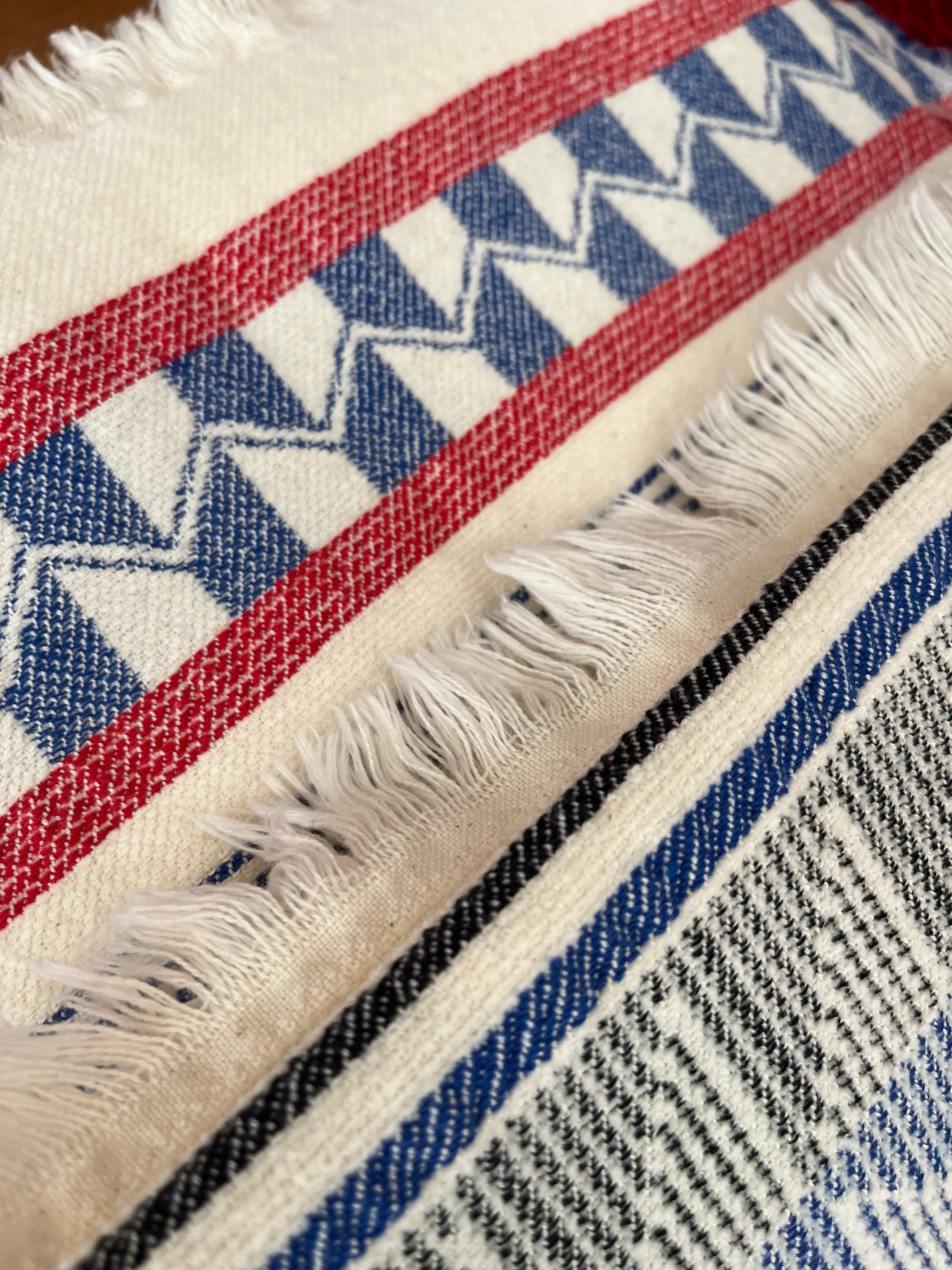 Devotion Beach Towel - Blue / Red Accessories - Sloane Boutique