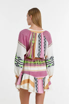 Devotion Natalia Skirt - Pink / Green Women's Bottoms - Sloane Boutique