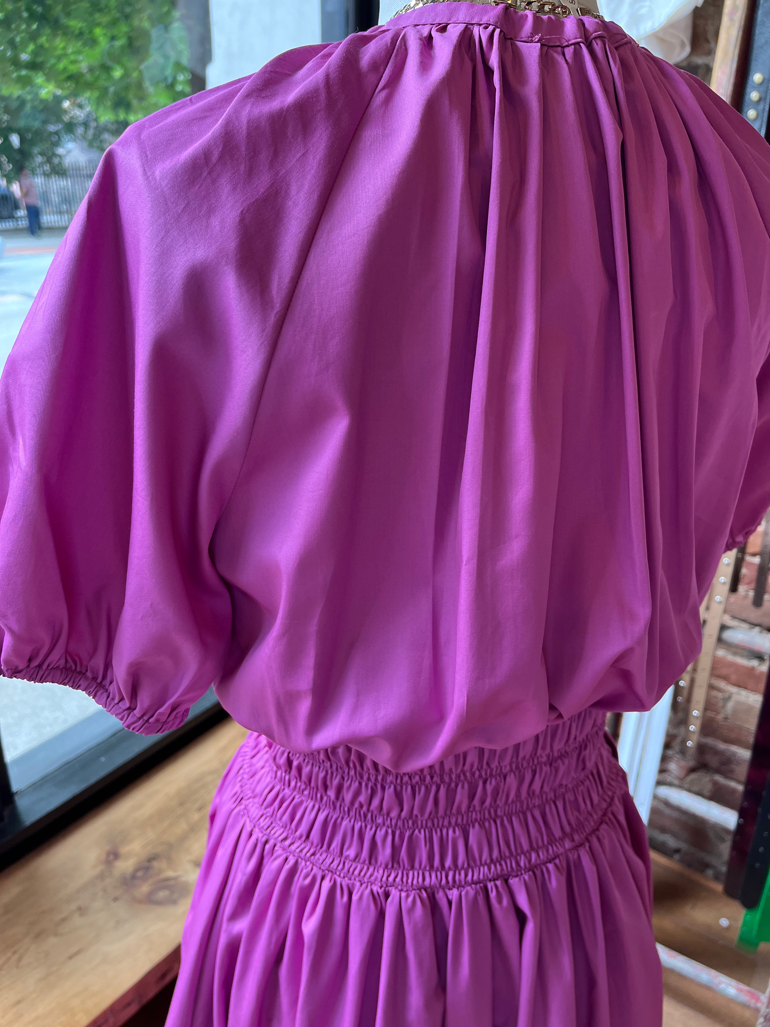 Devotion Rania Midi Dress - Fuchsia Dresses - Sloane Boutique