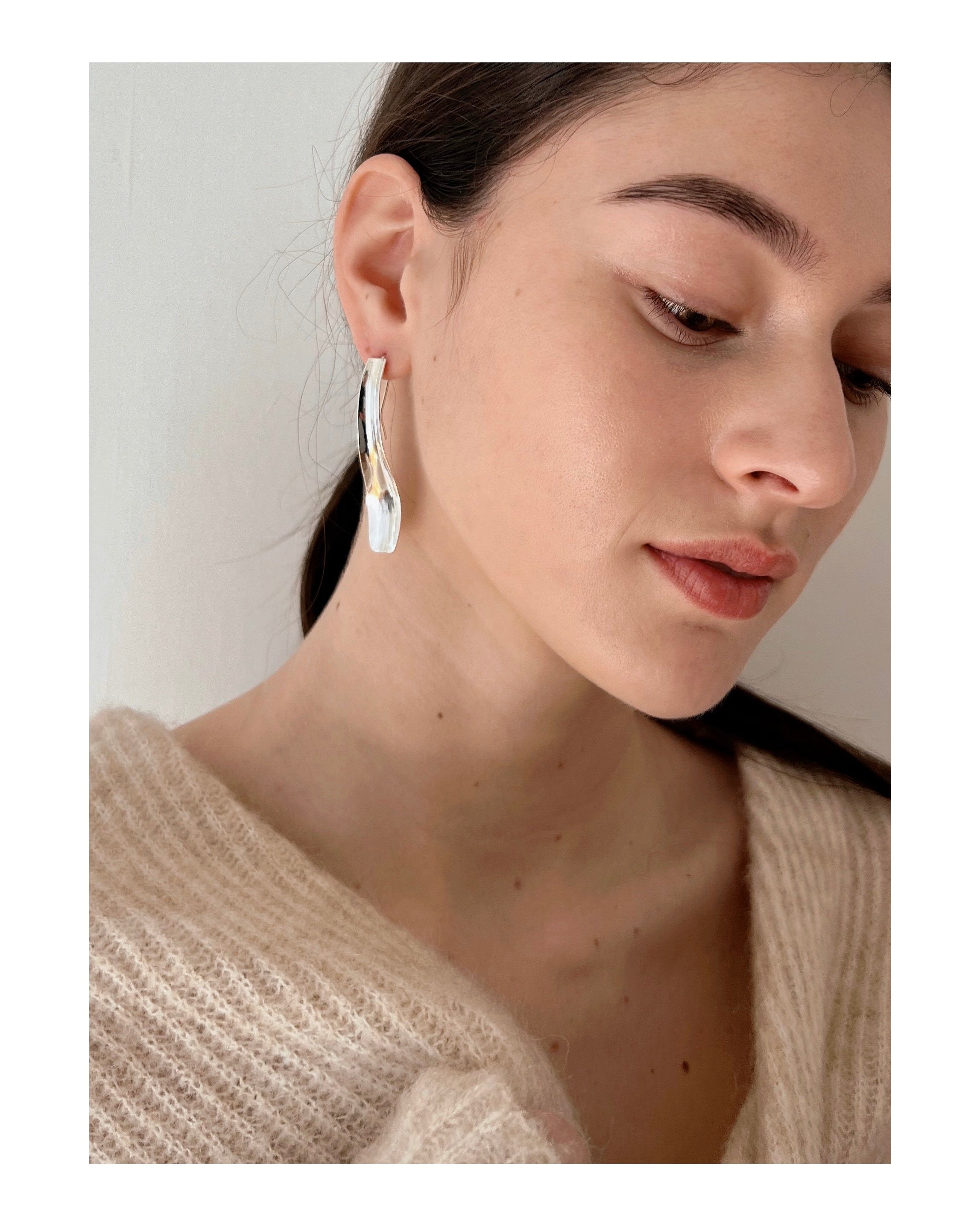 Fay Andrada Kauha SM Earrings - Silver Jewelry - Sloane Boutique