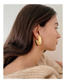 Fay Andrada Rihla LG Hoops - Gold Jewelry - Sloane Boutique