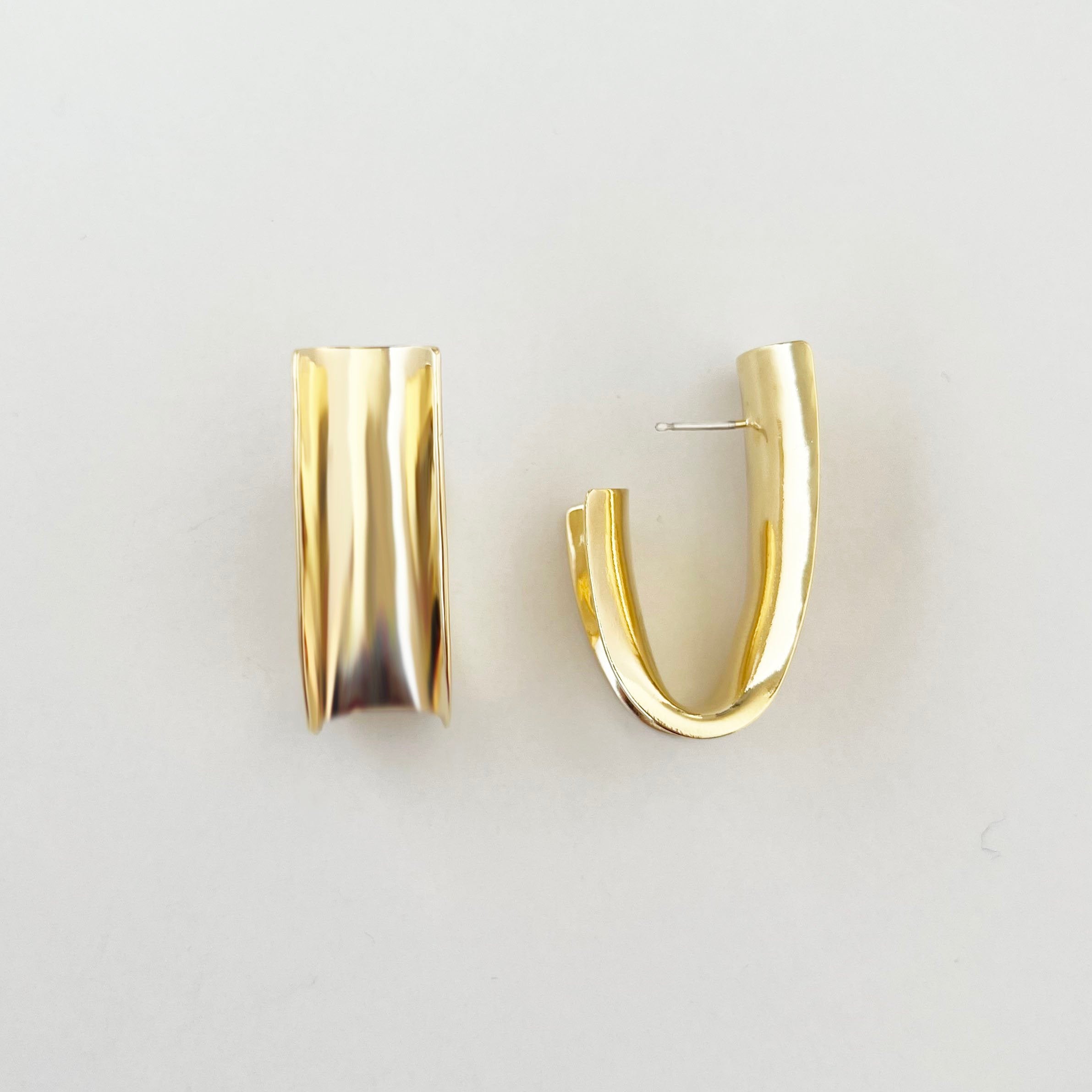 Fay Andrada Rihla LG Hoops - Gold Jewelry - Sloane Boutique
