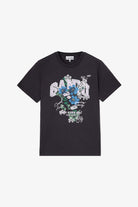 Ganni Basic Cotton Relaxed T-Shirt - Phantom Flower Women's Tops - Sloane Boutique
