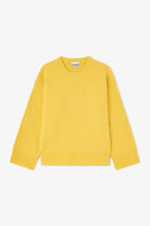 Ganni Double Knit Oversized Sweater - Lemon Women's Tops - Sloane Boutique