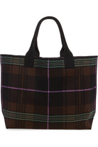 Ganni Knit Easy Shopper - Chicory Coffee Handbags - Sloane Boutique