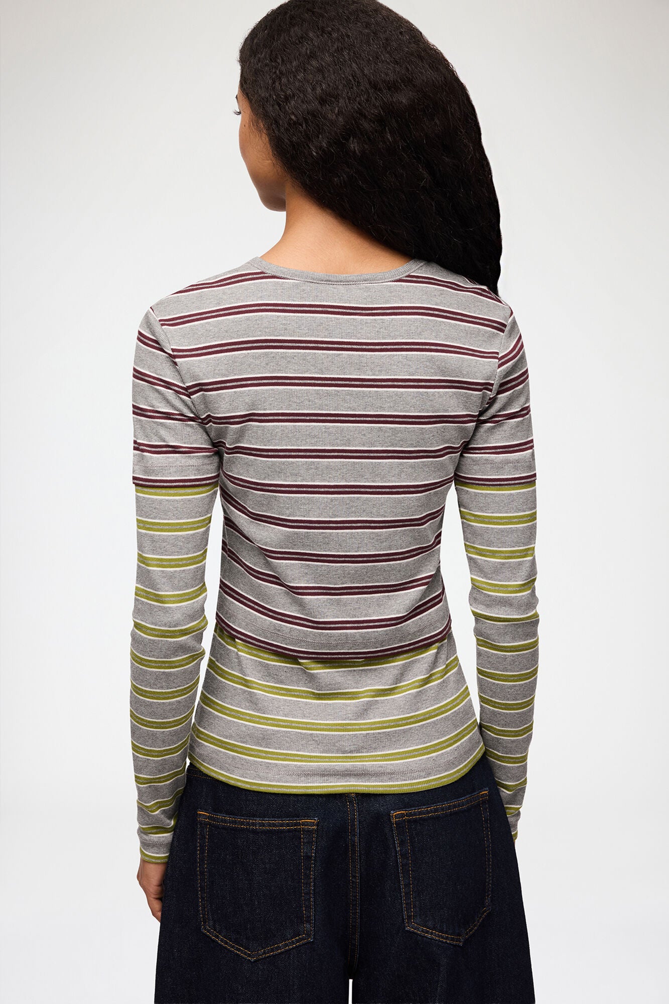 Ganni Long Sleeve Double Layer Top - Port Royale Women's Tops - Sloane Boutique