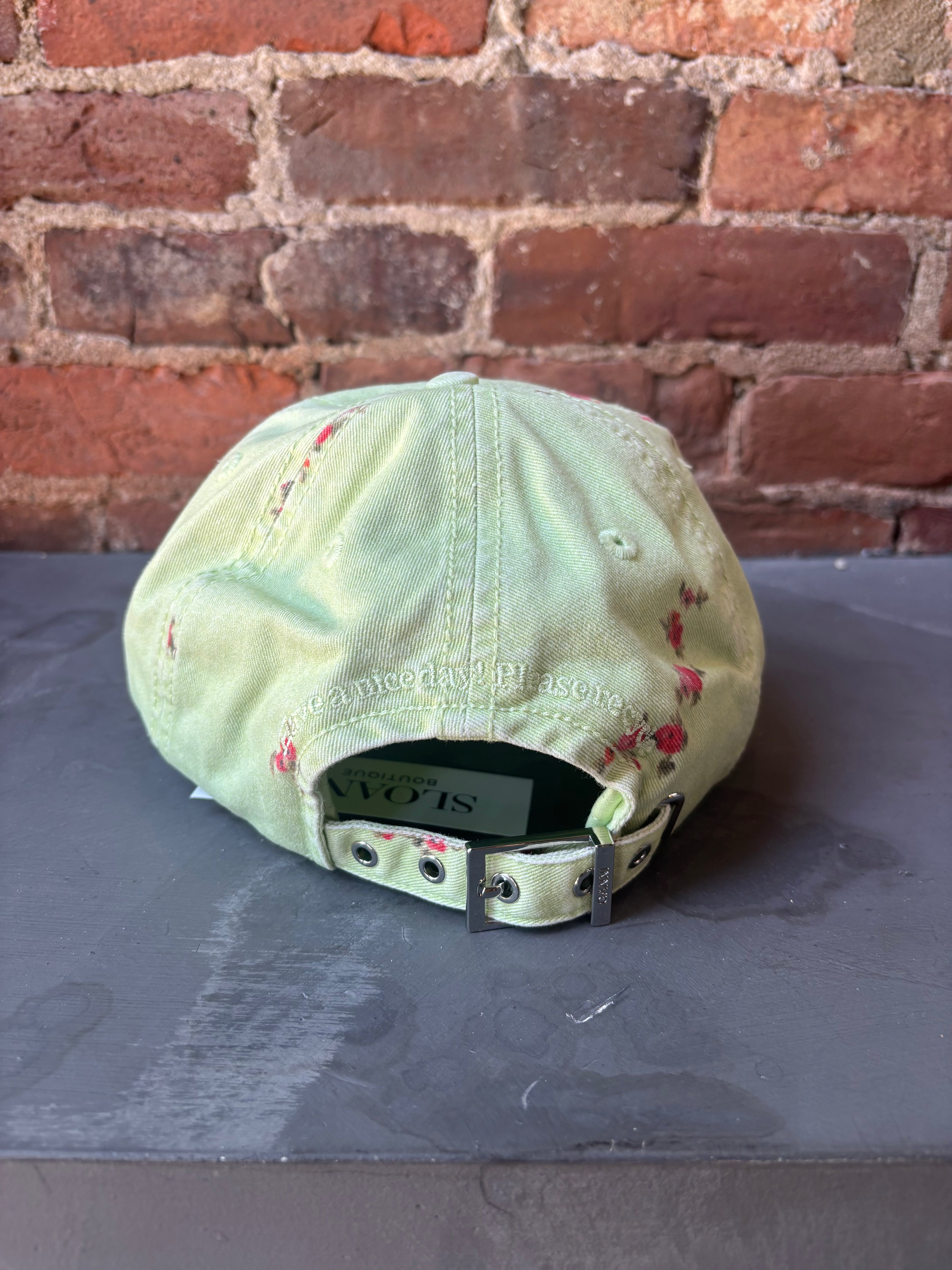 GANNI Printed Washed Cotton Canvas Cap - Seedling Accessories - Sloane Boutique