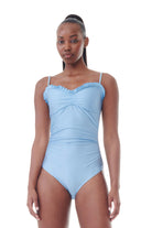 Ganni Shine Gathered Swimsuit - Glacier Lake Intimates - Sloane Boutique