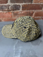 Ganni Wool Check Cap - Blazing Yellow Accessories - Sloane Boutique