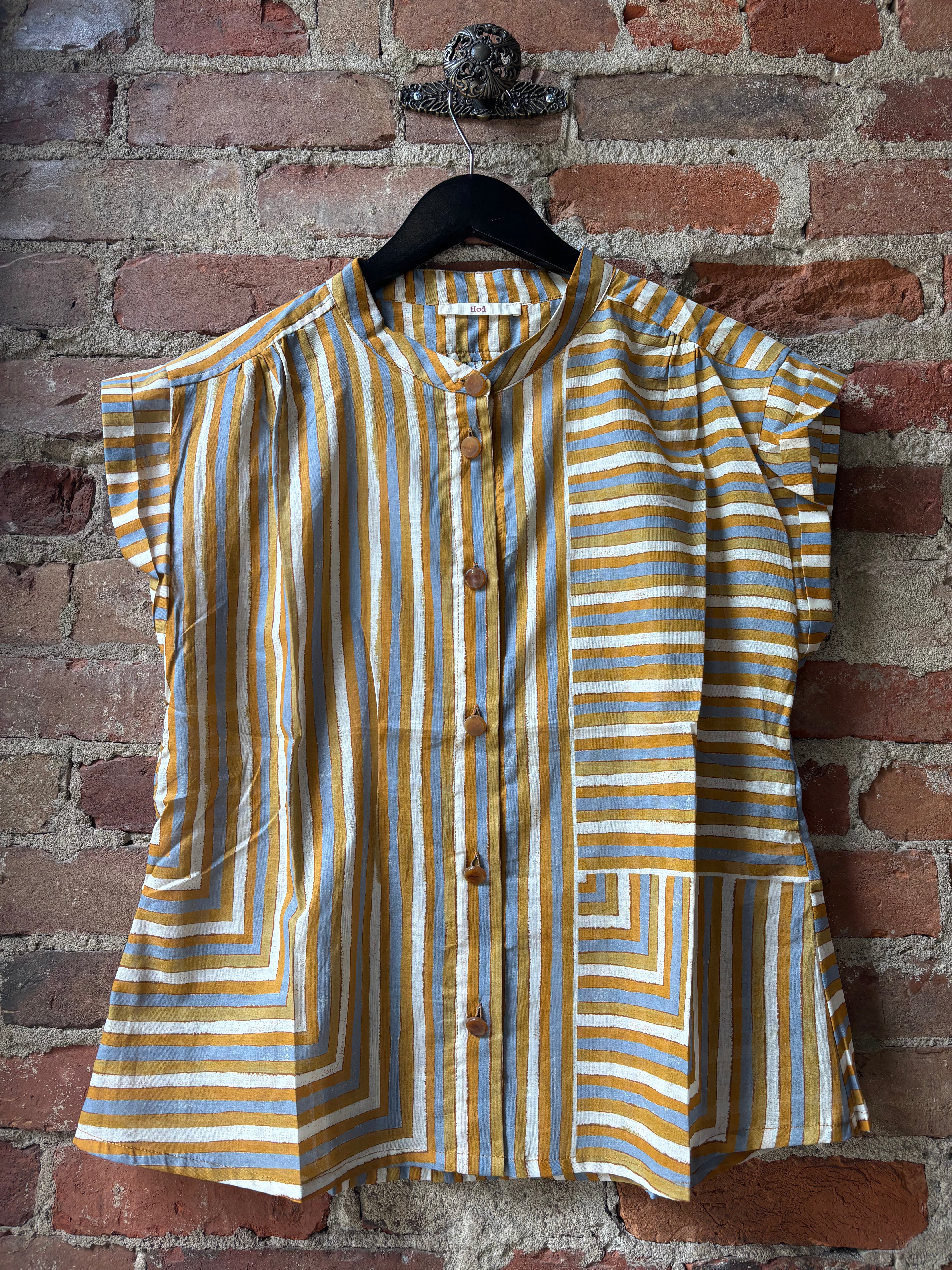 HOD Paris Amandine Shirt - Babel Caramel Women's Tops - Sloane Boutique