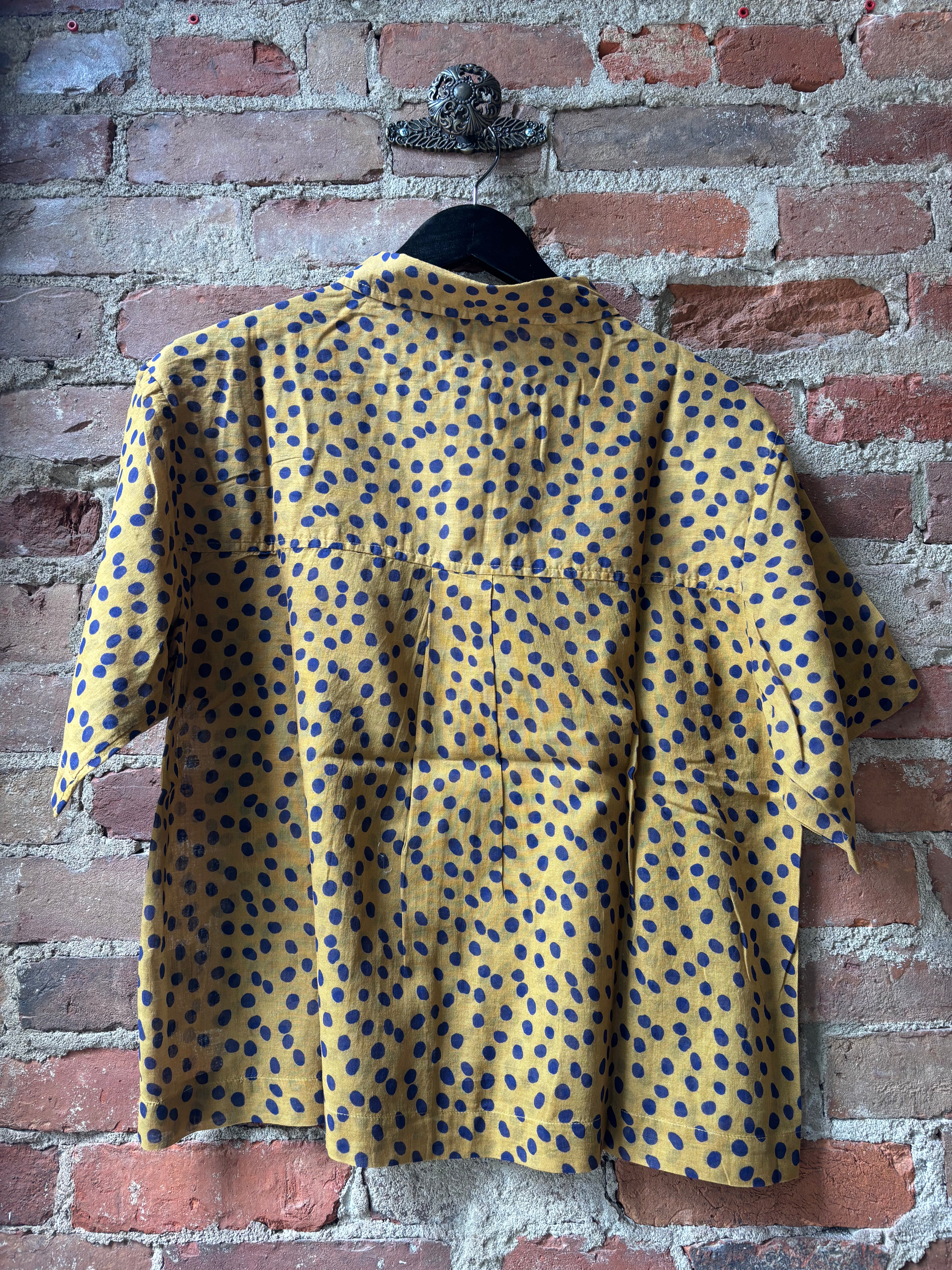 HOD Paris Caroline Shirt - Polka Honey Women's Tops - Sloane Boutique