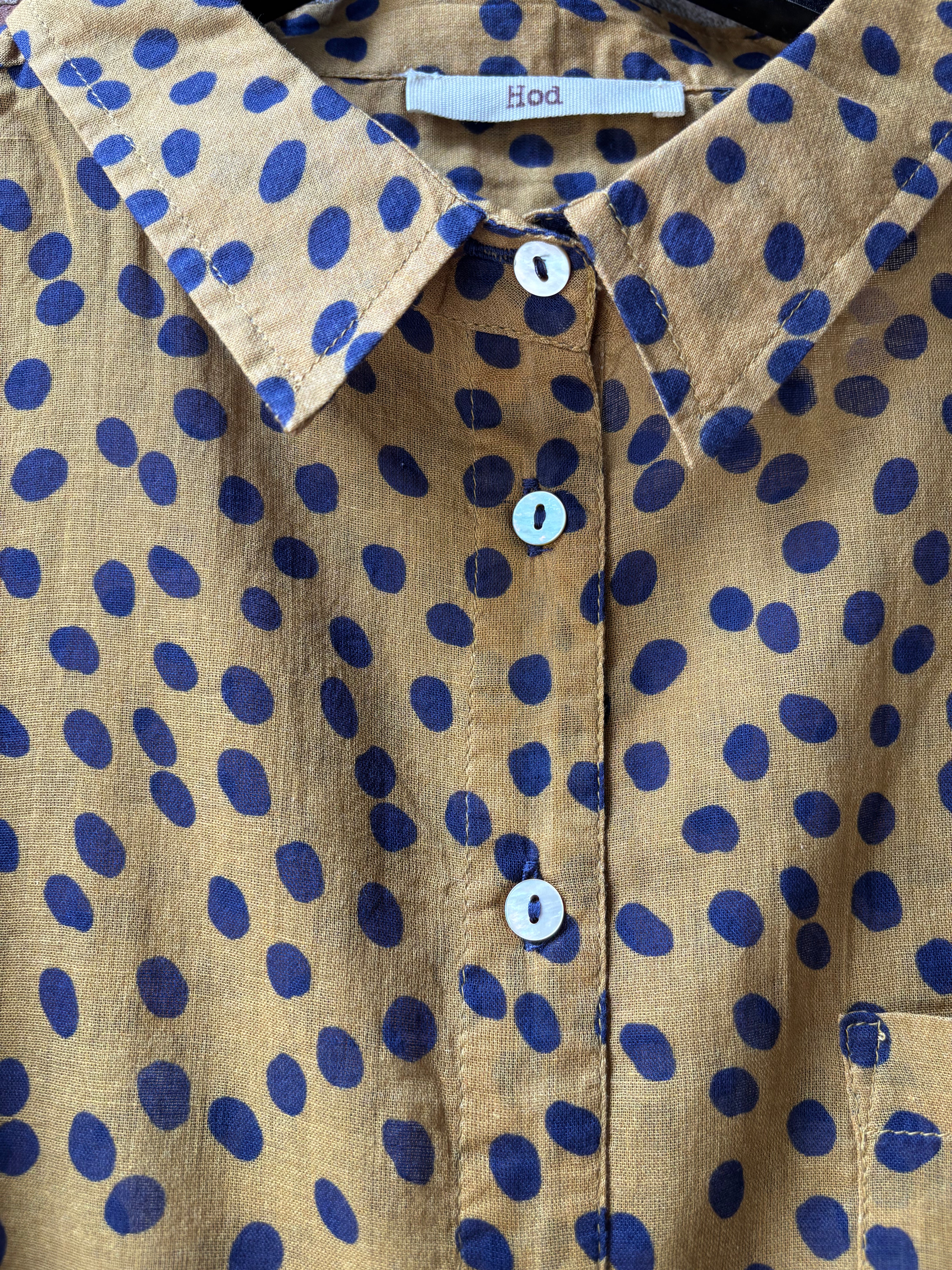 HOD Paris Caroline Shirt - Polka Honey Women's Tops - Sloane Boutique