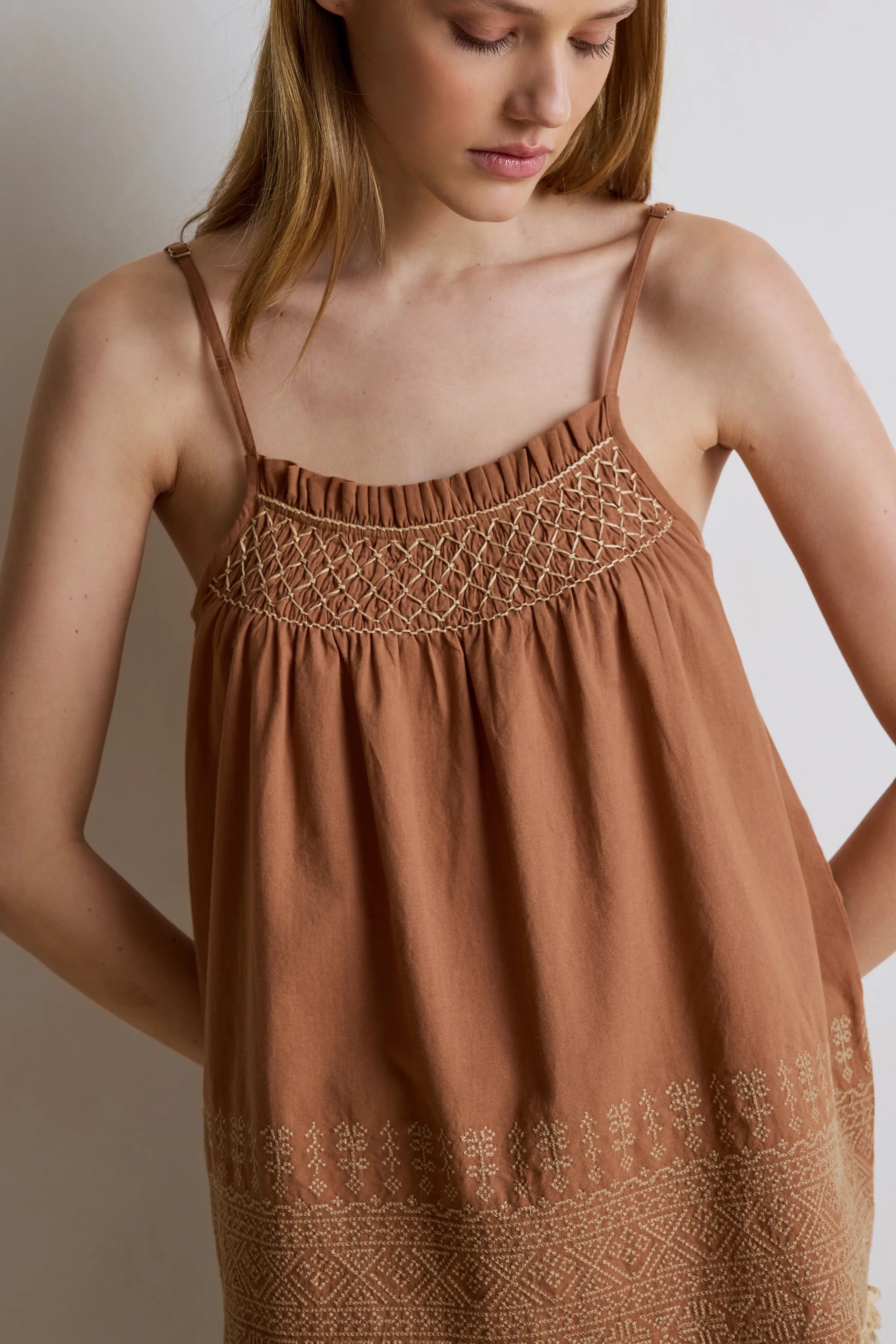 HOD Paris Lexa Top - Touareg Nut Women's Tops - Sloane Boutique