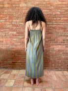 HOD Paris Lexima Dress - Green Stripe Dresses - Sloane Boutique