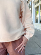 HOD Paris Victoire Crew Sweatshirt - Linen Women's Tops - Sloane Boutique