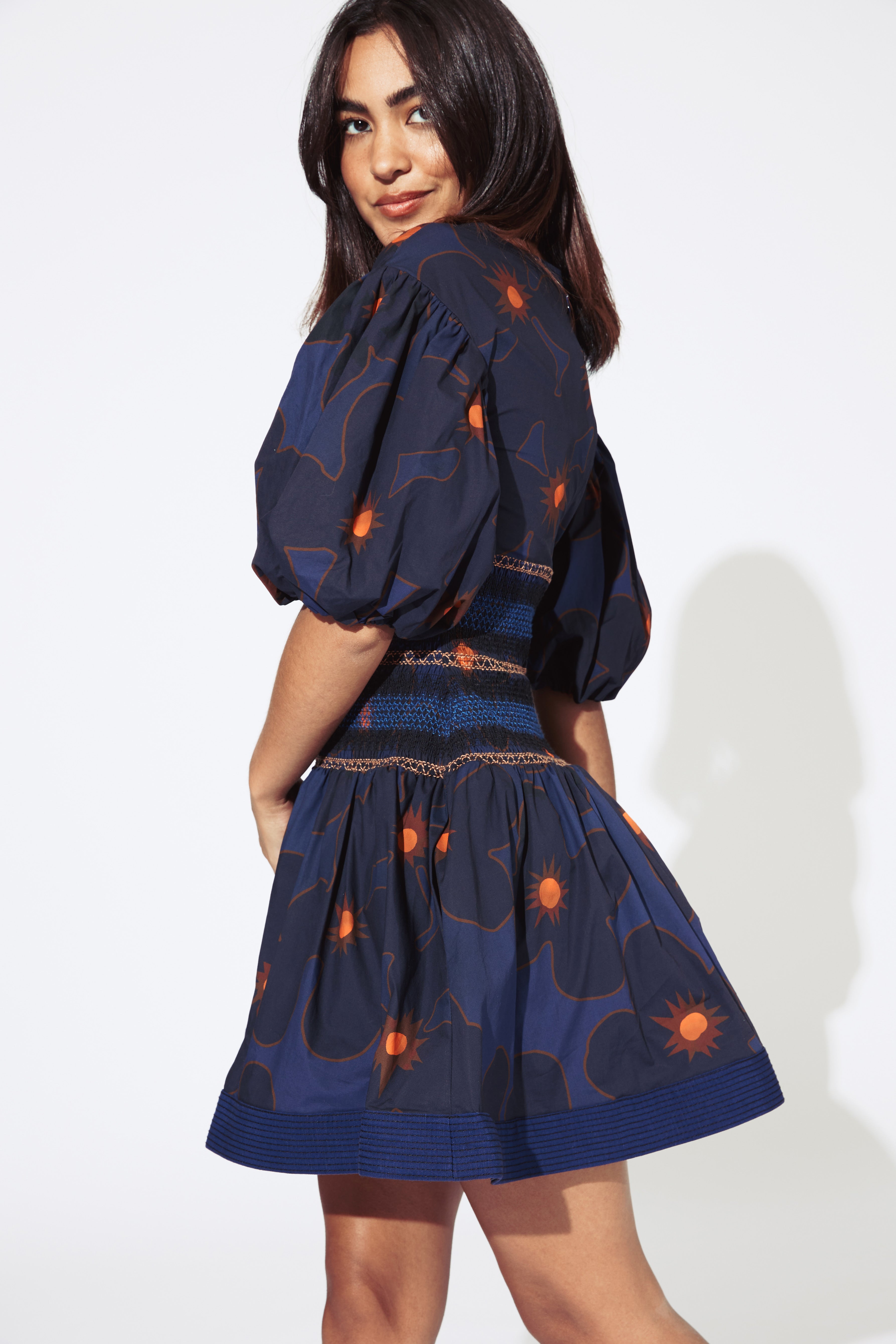 Hope For Flowers Dropped Waist Dress - Kiki Floral Dresses - Sloane Boutique