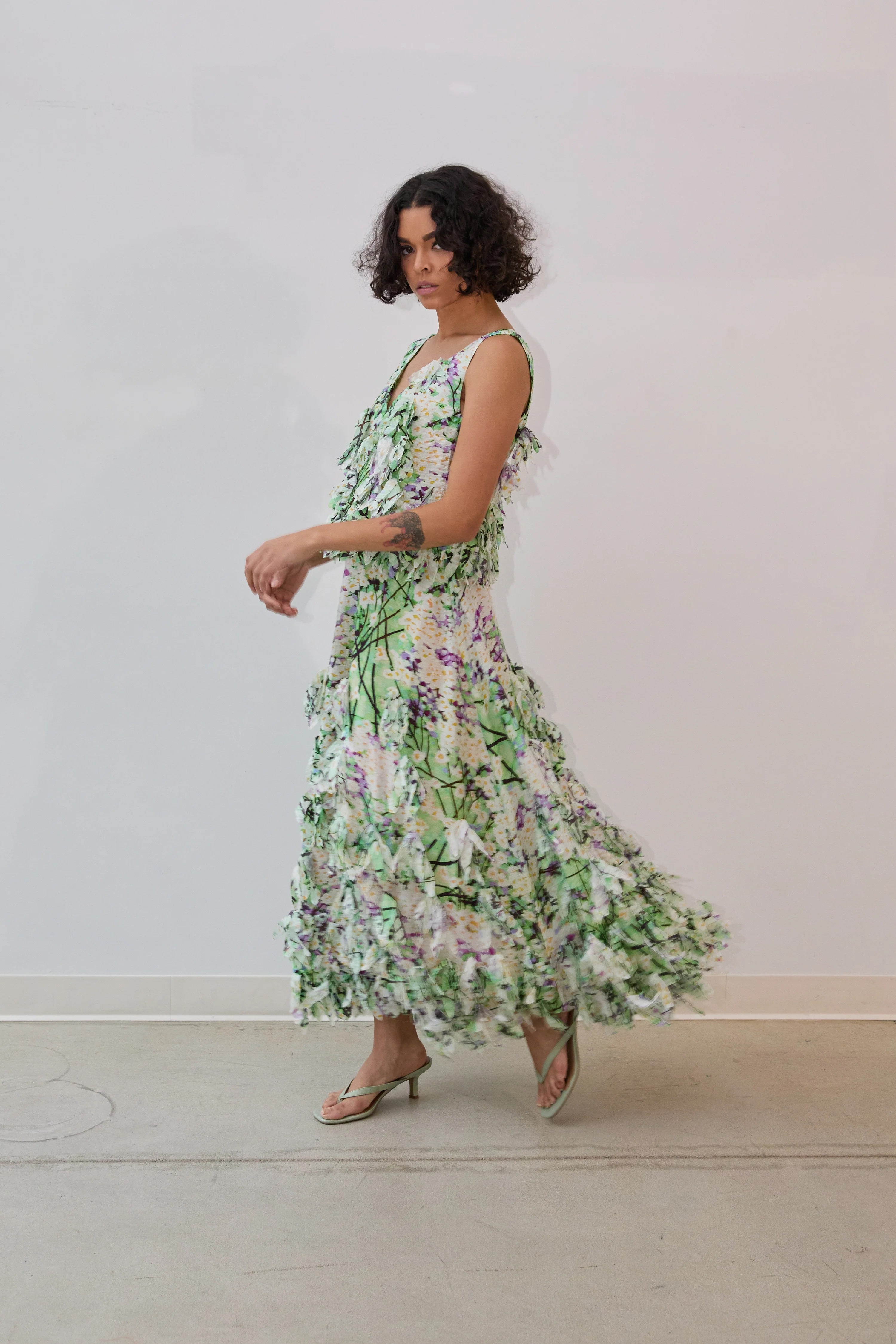Hope For Flowers Embellished Skirt - Secret Garden Women's Bottoms - Sloane Boutique
