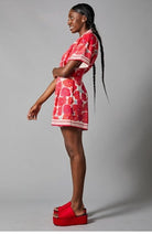 Hope For Flowers Shirtwaist Romper - Poppy Scarf Women's Tops - Sloane Boutique