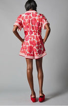 Hope For Flowers Shirtwaist Romper - Poppy Scarf Women's Tops - Sloane Boutique