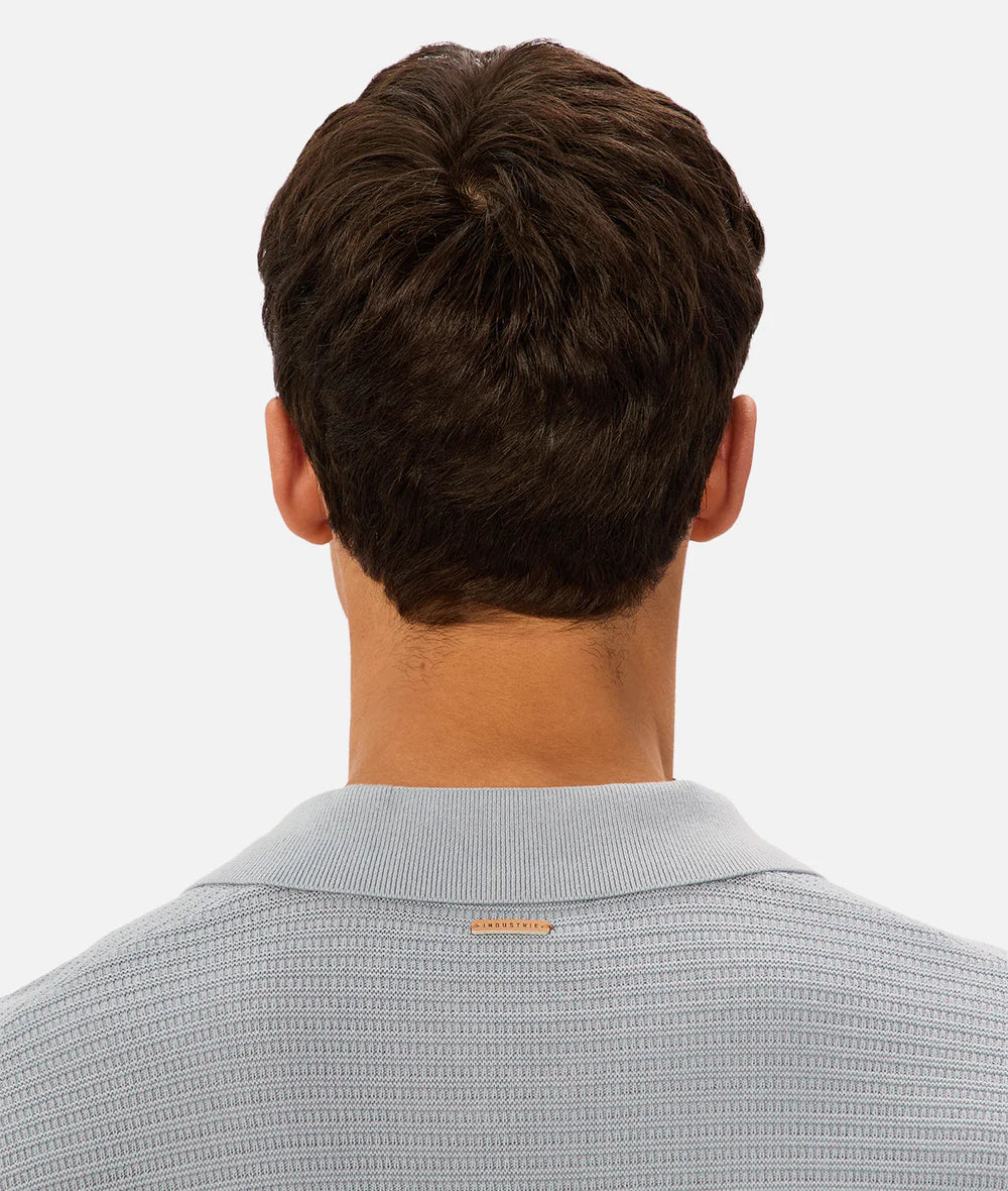 INDUSTRIE Alicante Polo - Aqua Men's Tops - Sloane Boutique