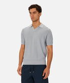 INDUSTRIE Alicante Polo - Aqua Men's Tops - Sloane Boutique