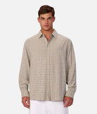 Industrie Beaufort L/S Top - Stone Men's Tops - Sloane Boutique