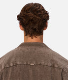 INDUSTRIE Canyon Short Sleeve Shirt - Bark Men's Tops - Sloane Boutique