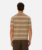 INDUSTRIE Menorca Polo - Olive / Stone Men's Tops - Sloane Boutique