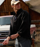 Industrie Nebraska L/S Shirt - Black Men's Tops - Sloane Boutique