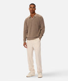 Industrie New England Polo - Walnut Men's Tops - Sloane Boutique
