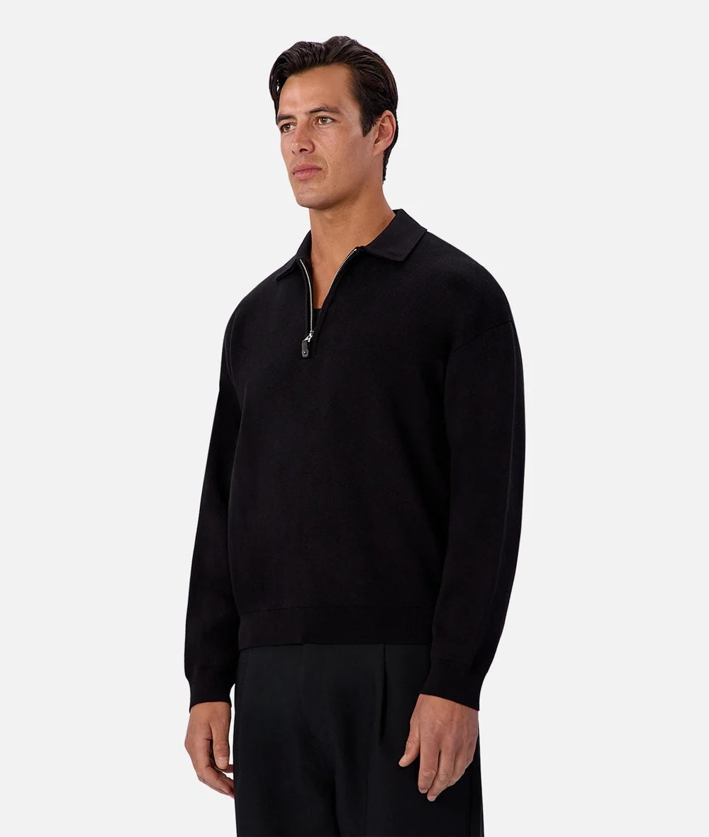 Industrie Silverlake Knit - Black Men's Tops - Sloane Boutique