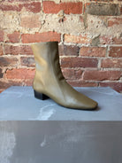 Intentionally Blank Leather Combo Boots - Khaki Women's Shoes - Sloane Boutique
