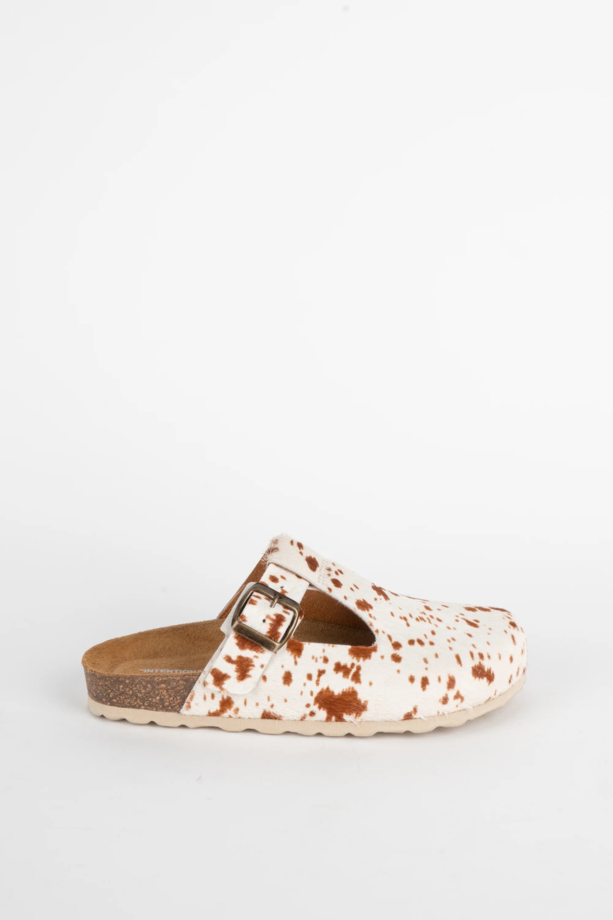 Intentionally Blank Parma Clog Mule - Speckled Cowhide Women's Shoes - Sloane Boutique