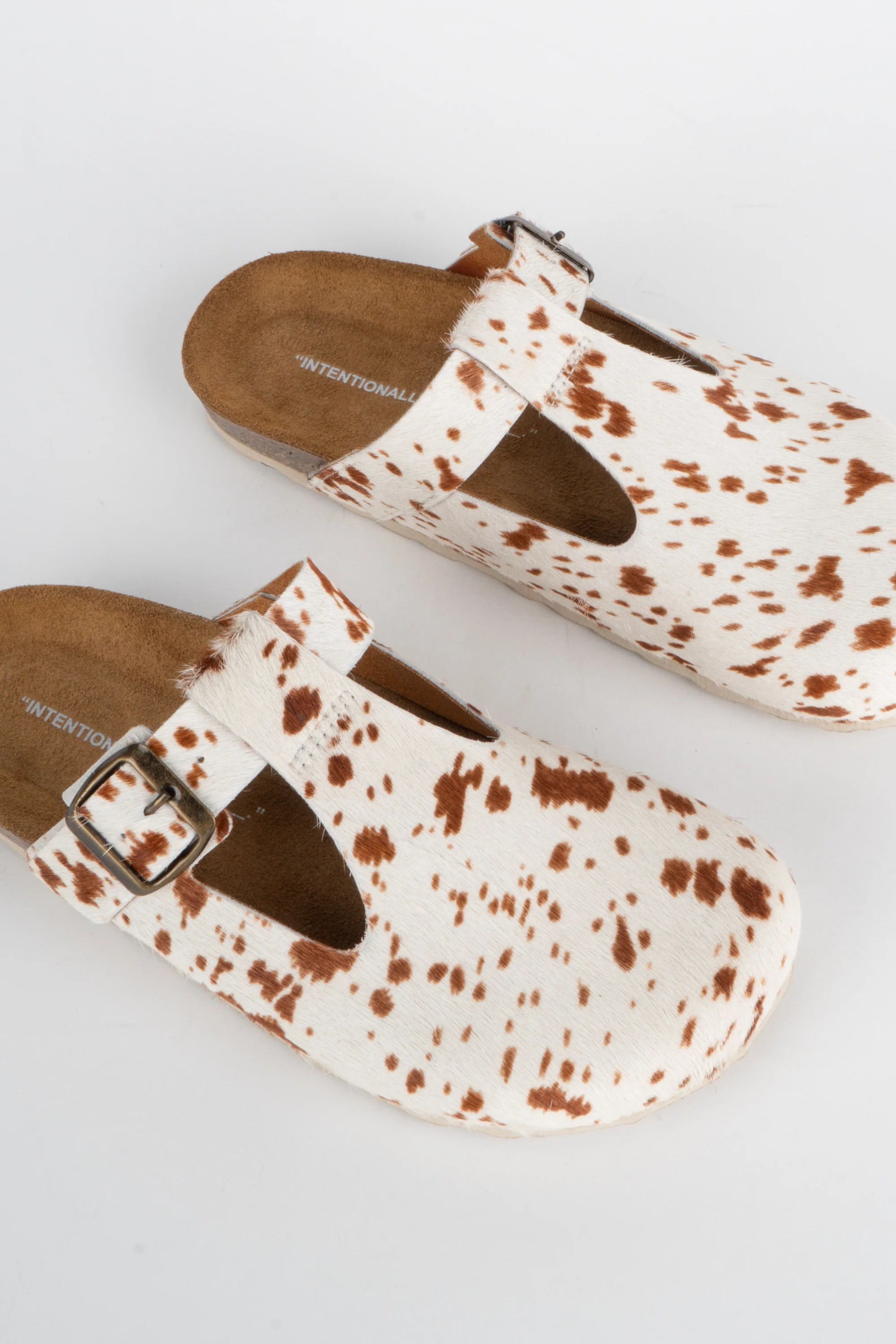 Intentionally Blank Parma Clog Mule - Speckled Cowhide Women's Shoes - Sloane Boutique