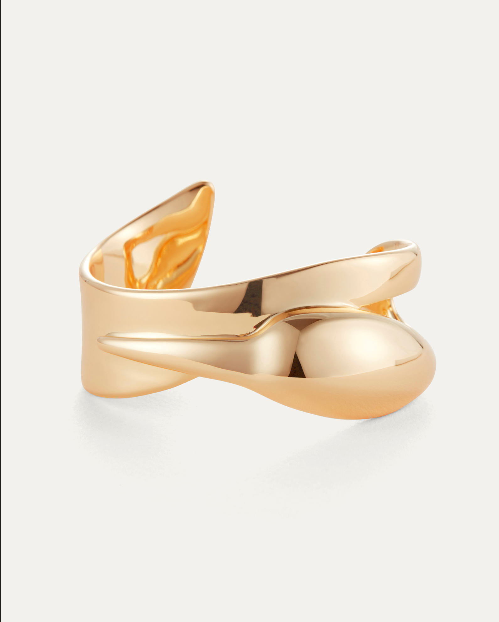 Jenny Bird Colette Cuff - High Polish Gold Jewelry - Sloane Boutique