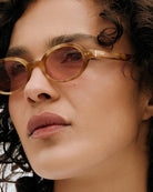 Jimmy Fairly Elvie Sunglasses - Light Brown Tortoiseshell Accessories - Sloane Boutique