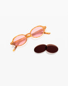 Jimmy Fairly Elvie Sunglasses - Light Brown Tortoiseshell Accessories - Sloane Boutique