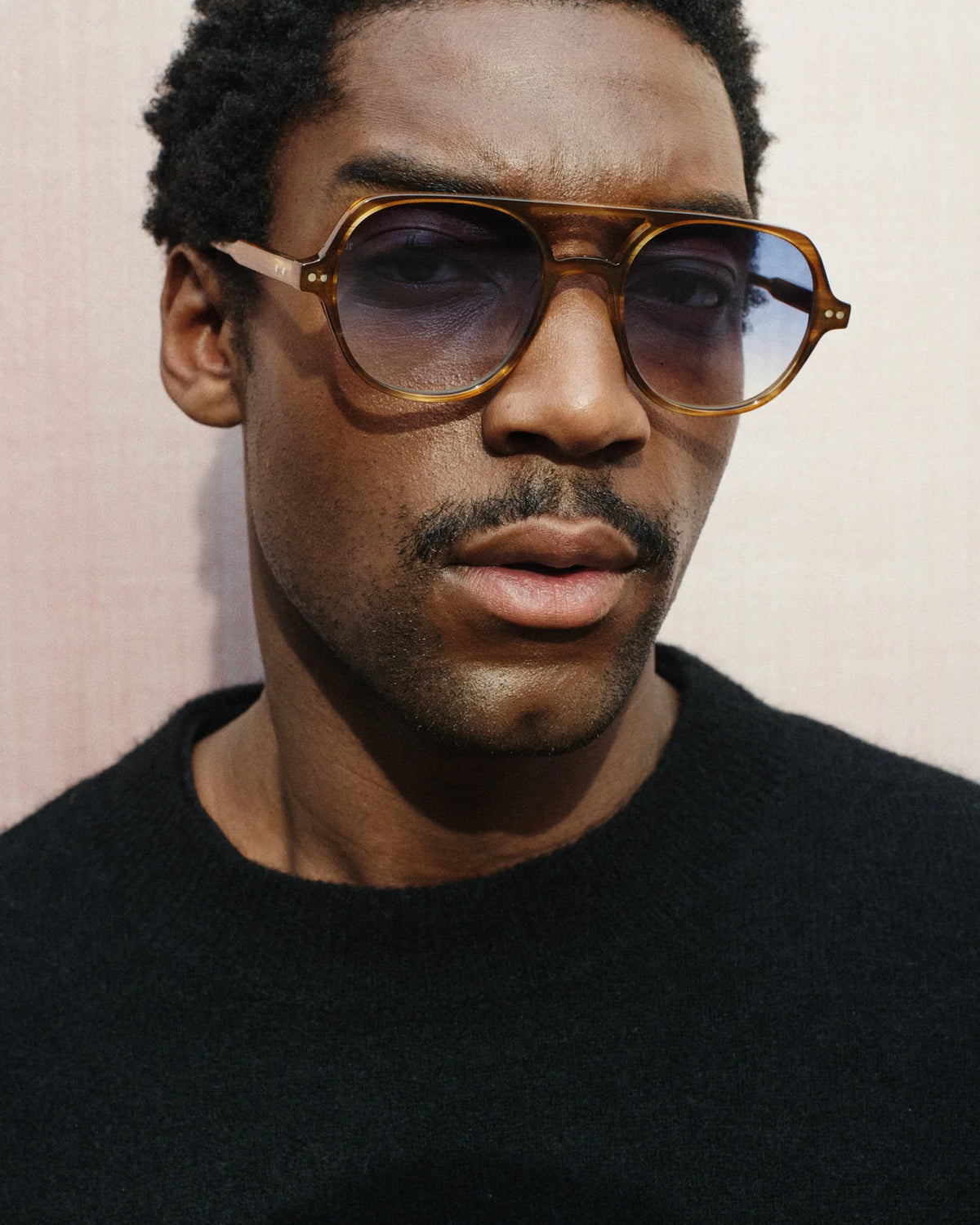 Jimmy Fairly Lars Sunglasses - Light Brown – Sloane Boutique display picture 3