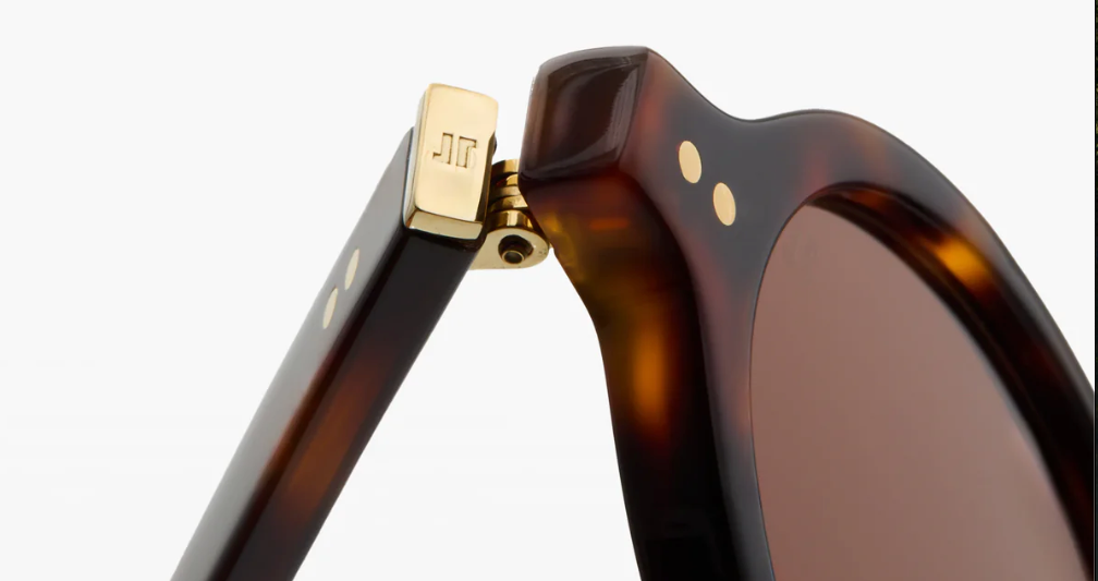 Jimmy Fairly Sunglasses - Elvie Brown Tortoise Accessories - Sloane Boutique