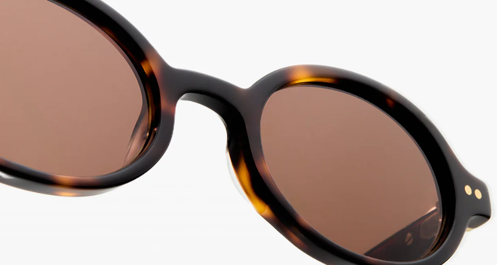 Jimmy Fairly Sunglasses - Elvie Brown Tortoise Accessories - Sloane Boutique