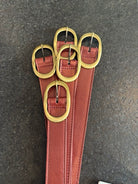 Kim White Oval Classic Belt - Mauve Pearl Accessories - Sloane Boutique