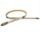 Kim White Snake Belt - Champagne Metallic Accessories - Sloane Boutique