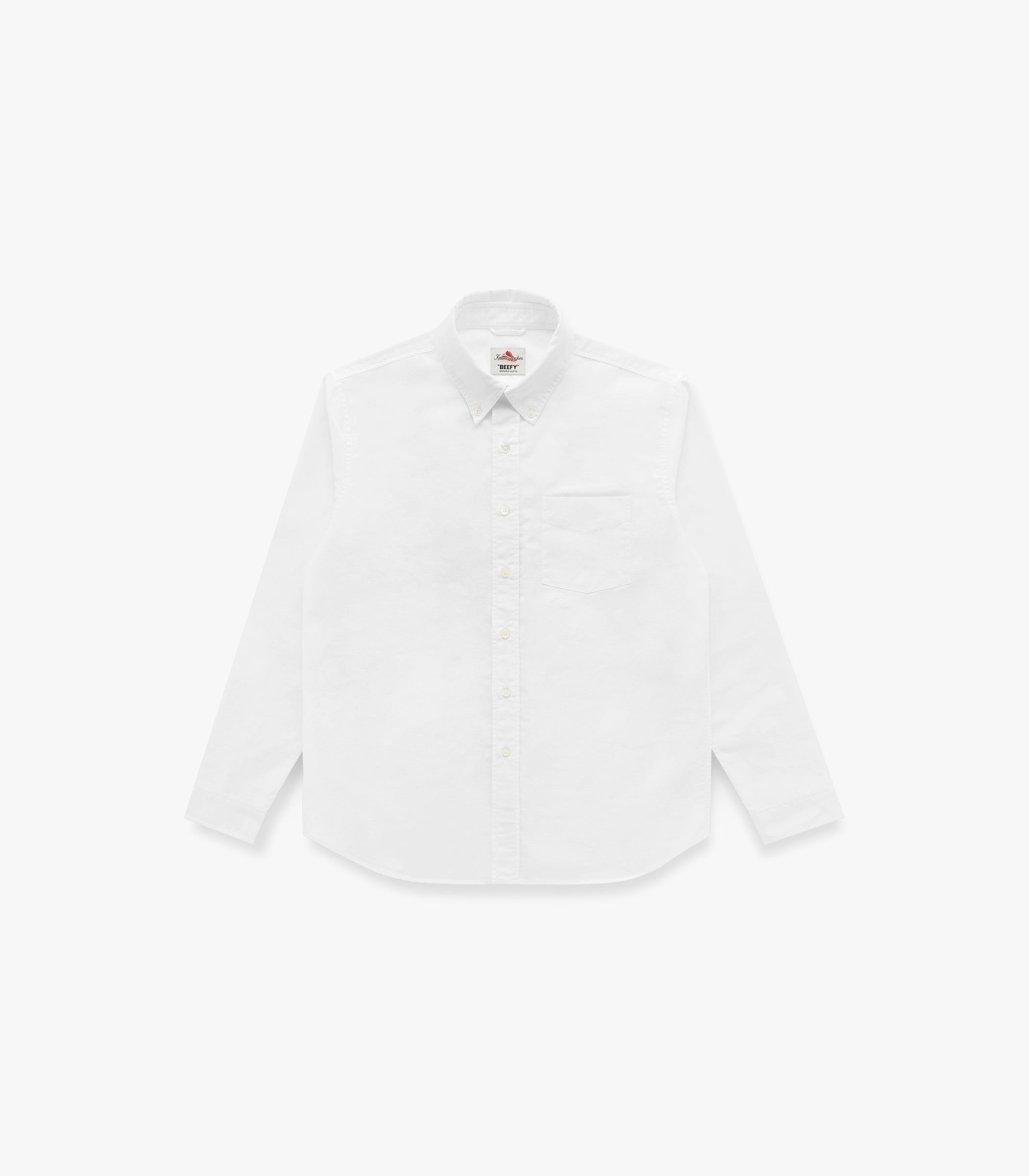 Knickerbocker Beefy Cotton Oxford - White Men's Tops - Sloane Boutique