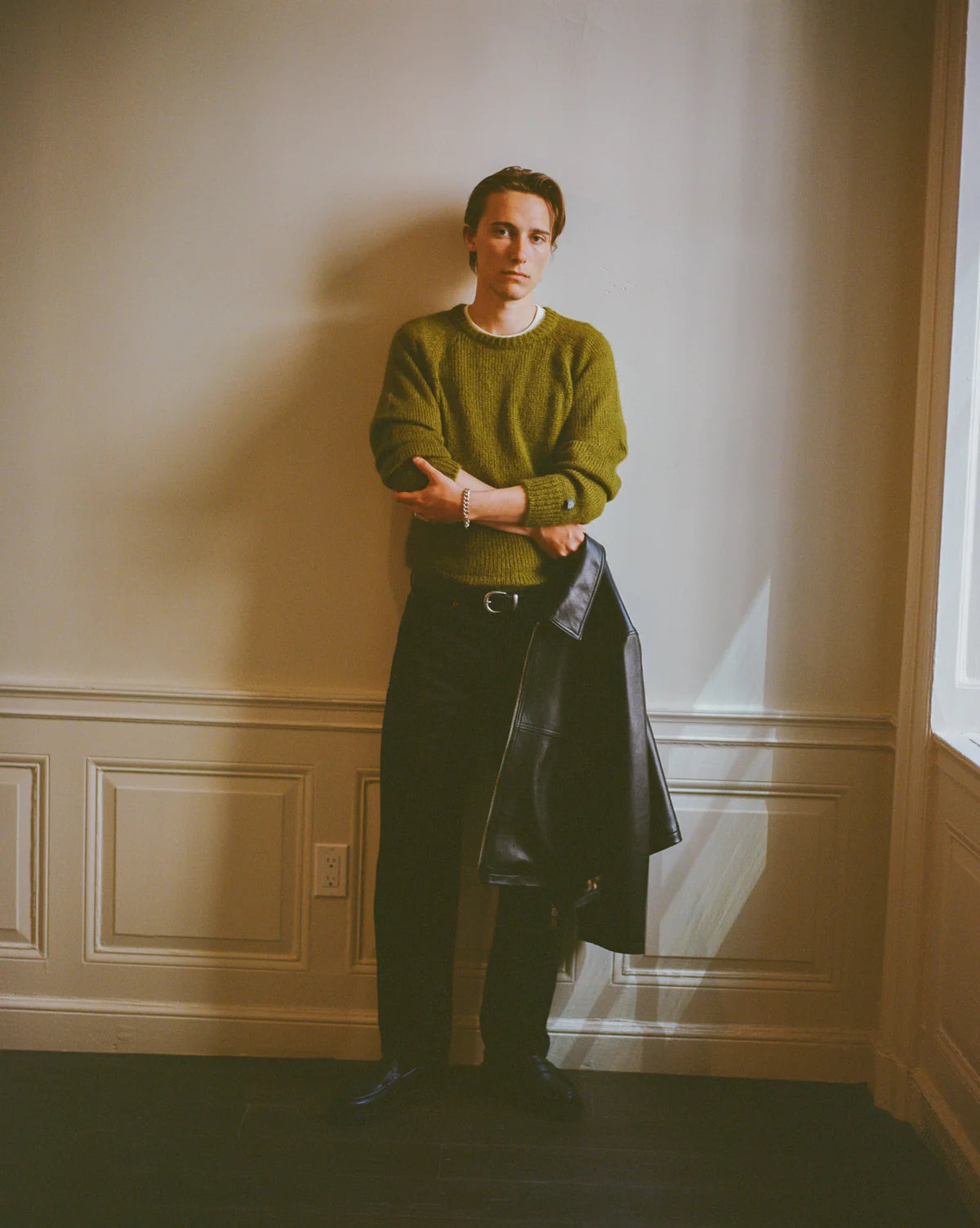 Knickerbocker Bud Alpaca Sweater - Chartreuse Men's Tops - Sloane Boutique