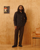 Knickerbocker Canal Pleated Corduroy Cotton Pant -  Coffee Men's Bottoms - Sloane Boutique