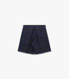 Knickerbocker Canal Pleated Denim Cotton & Linen Short - Indigo Men's Bottoms - Sloane Boutique