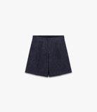 Knickerbocker Canal Pleated Denim Cotton & Linen Short - Indigo Men's Bottoms - Sloane Boutique