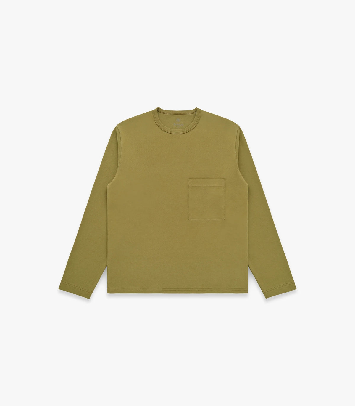 Knickerbocker Draft Double Knit Jersey L/S Tee - Martini Olive Men's Tops - Sloane Boutique