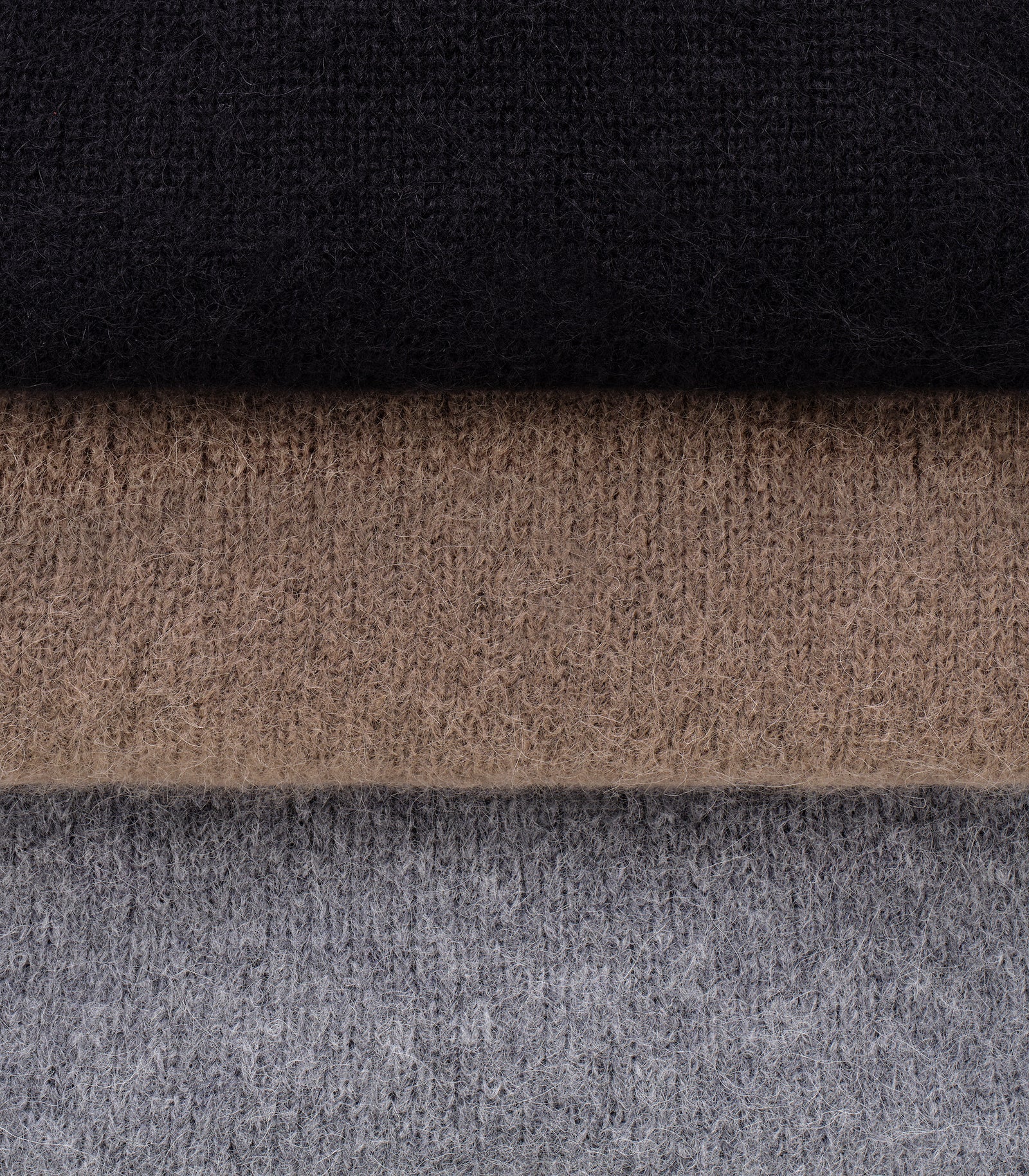 Knickerbocker Fuzz Alpaca Sweater - Black Men's Tops - Sloane Boutique